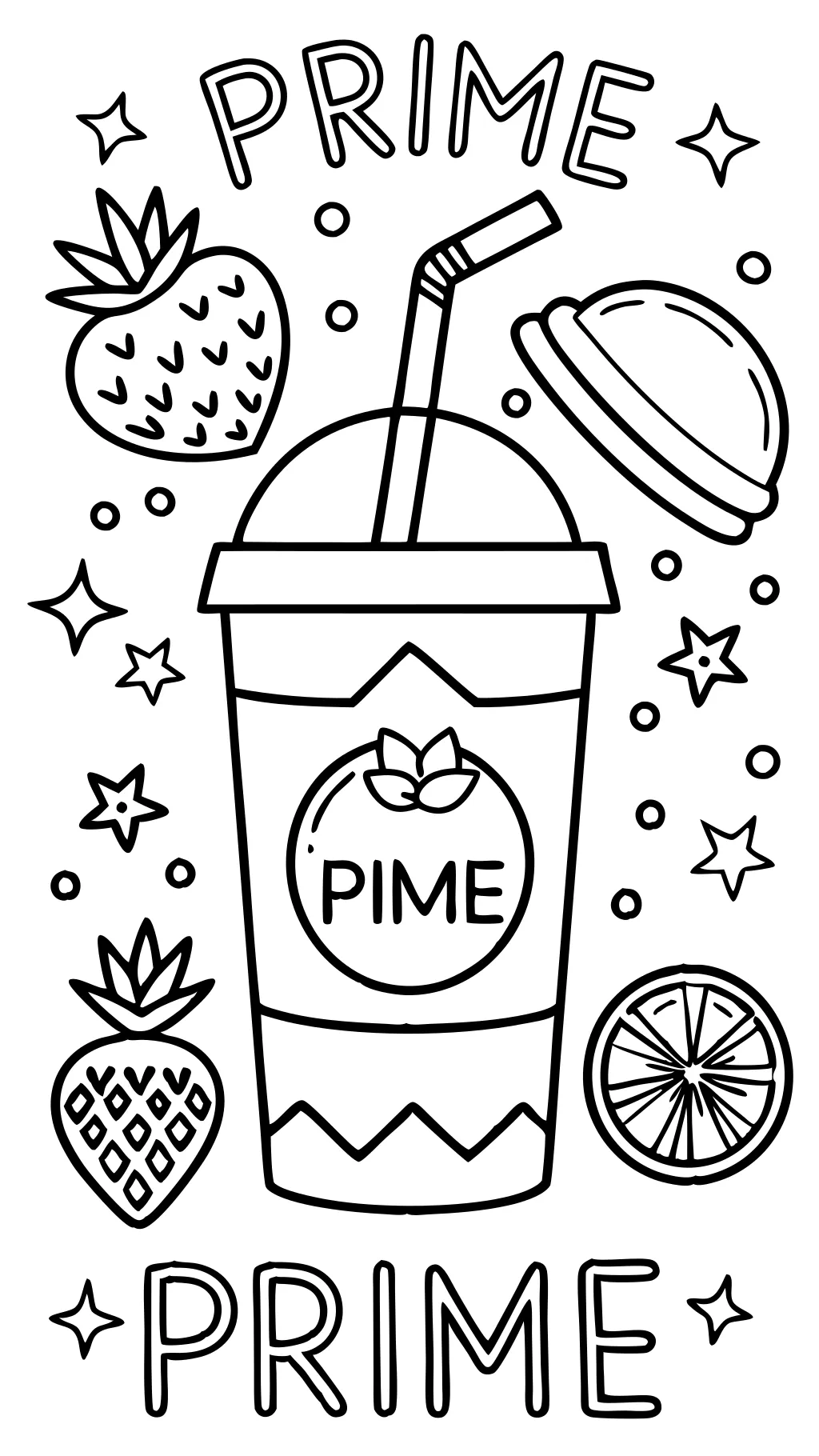 prime drink coloring pages